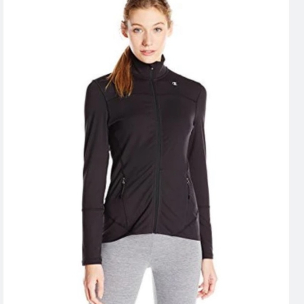 Champion insulated thermal full zip jacket S